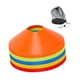 thumbnail image 1 of Conos de disco conos de entrenamiento para fútbol, ​​sólido equipo de práctica portátil con conos deportivos de bolsa para entrenamiento de baloncesto, 1 of 5