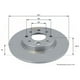 thumbnail image 2 of Disco Freno Para Auto Adc1835, 2 of 3