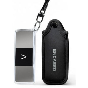 Encased - Estuche De Transporte Y Funda Para El Monitor De Ecg Kardiamobile 6L, Funda Protectora Transparente Con Funda De Neopreno Y Correa Para La Muñeca.