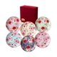 thumbnail image 1 of Platos de postre Brew To A Tea 20 cm, juego floral de 6, 1 of 9