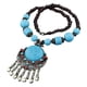 thumbnail image 4 of Collar Bohemio Encantos Regalos Decoración Larga Vacaciones Para Mujer Azul, 4 of 5