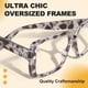 thumbnail image 5 of Gafas VISOONE TR90 con bloqueo de luz azul y diseño oversized, 5 of 8