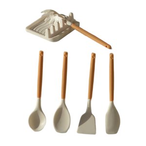 Bothyi - Juego De Utensilios De Cocina Para Casa De Muñecas, Accesorios Ricos, Adorno Para Casa De Muñecas 1:6, Blanco