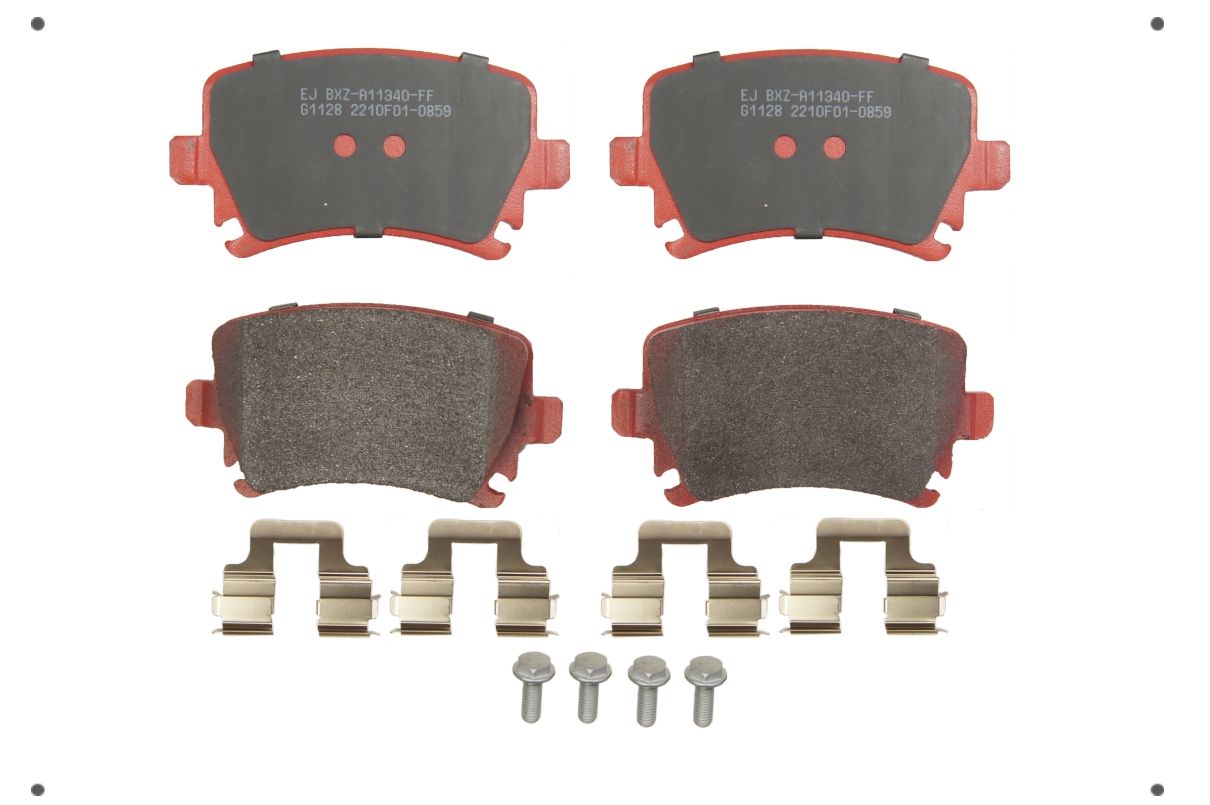Ital Brakes Pm - Set Pastillas Frenos Traseras Para Volkswagen Golf A5 2008 2010
