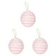 thumbnail image 3 of 3x Adornos De Bolas Navideñas Colgantes Colgantes Para Restaurante Cumpleaños Aniversario Rosa, 3 of 3