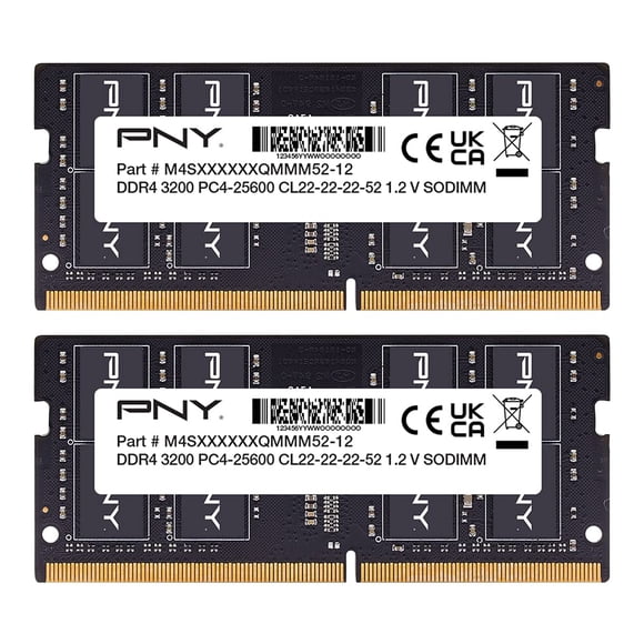 Memoria PNY Performance para portátil DDR4 de 32 GB (2 x 16 GB) a 3200 MHz