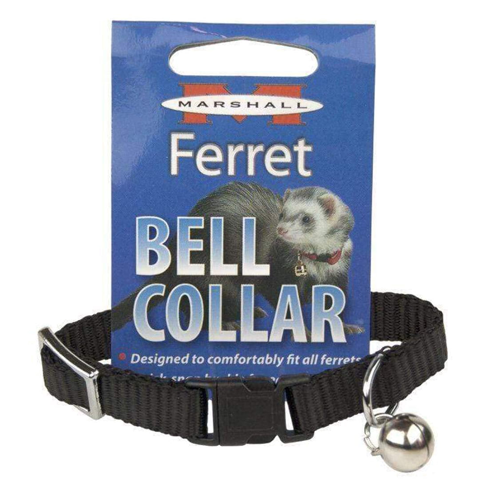 Productos para mascotas Bell Collar Marshall para hurones (negros)