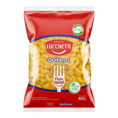 Fideo Pasta Quifaros N°33 Bolsa 400 G Lucchetti