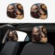 thumbnail image 1 of El Cachorro León 2 Funda Protectora Universal para Reposacabezas de Coche, Funda Elástica para Reposacabezas de Asiento de Auto, Funda de Tela Antipolvo, Accesorios de Interior 2 Piezas, 1 of 6