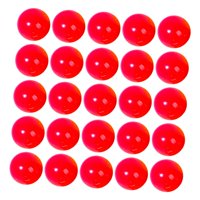 Bothyi - 25 Piezas De Bolas De Bingo, Accesorios Duraderos, Bolas De Lotería Para Fiestas De Empresa, Hogar, Rojo