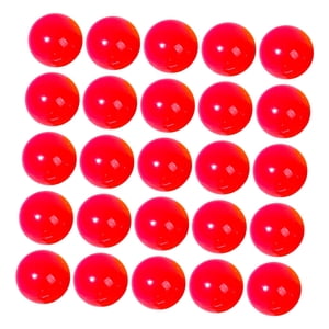 Bothyi - 25 Piezas De Bolas De Bingo, Accesorios Duraderos, Bolas De Lotería Para Fiestas De Empresa, Hogar, Rojo