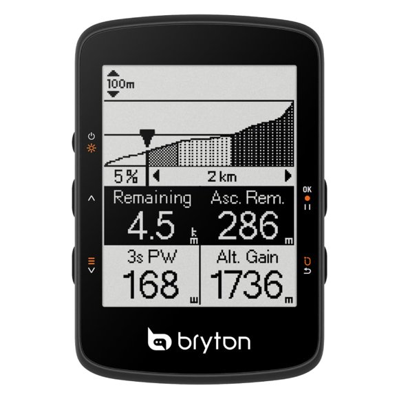 Ciclocomputador Bryton Rider 460 GPS de 2,6" impermeable