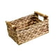 thumbnail image 5 of Cesta De Almacenamiento Hecha A Mano Cesta De Jacinto De Agua Maciza Para Cocina Hogar Escritorio Mediano, 5 of 5