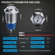 thumbnail image 3 of Interruptor pulsador Twidec G16LB-BU 16 mm 12 V LED azul, 3 of 8