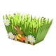 thumbnail image 4 of Cesta De Pascua Cesta Verde Caza De Huevos Para Niños Regalo Decoración Del Hogar Conejo Marrón, 4 of 5