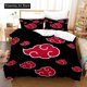thumbnail image 1 of Red CloudDuvet Cover Sets Comforter Bed LinenKids Bedding Set Akatsuki Japan Gift, 1 of 3