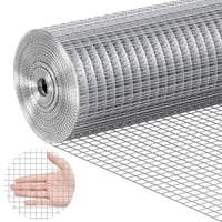 Rollo De Malla De Alambre Vevor Hardware, Calibre 19, 1/2 Pulgada, 60 Cm X 7,6 M