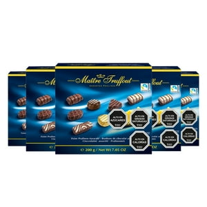 Maitre Truffout - Pack 5 Chocolate Bombón Blue 200G