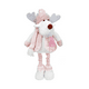 thumbnail image 2 of Muñeco Reno De Navidad Patas Largas Decoración 60 Cm Rosa blanco, 2 of 4