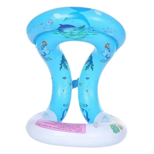 Chaleco De Natación Inflable Flotador De Piscina De PVC Engrosado Para Deportes Acuáticos De Playa Canotaje Azul Talla L