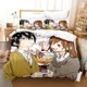 thumbnail image 1 of Hori san to Miyamura kun Horimiya Bedding Set Duvet Cover Bed Set Quilt Cover Pillowcase Comforter Size Bed Sheets, 1 of 5