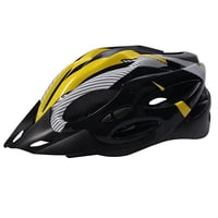 Genérico - Casco Amarillo Bicicleta Profesional Full Seguridad Con Luz