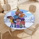 thumbnail image 4 of Cazadores del clima-theme Fitted Round Tablecloths Elastic Edged Table Covers Waterproof Table Cloth for Kitchen Holiday Party Tables Decor 120cm, 4 of 6