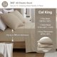 thumbnail image 5 of Sábanas de franela Sleep Philosophy True North Cal King Beige, 5 of 9