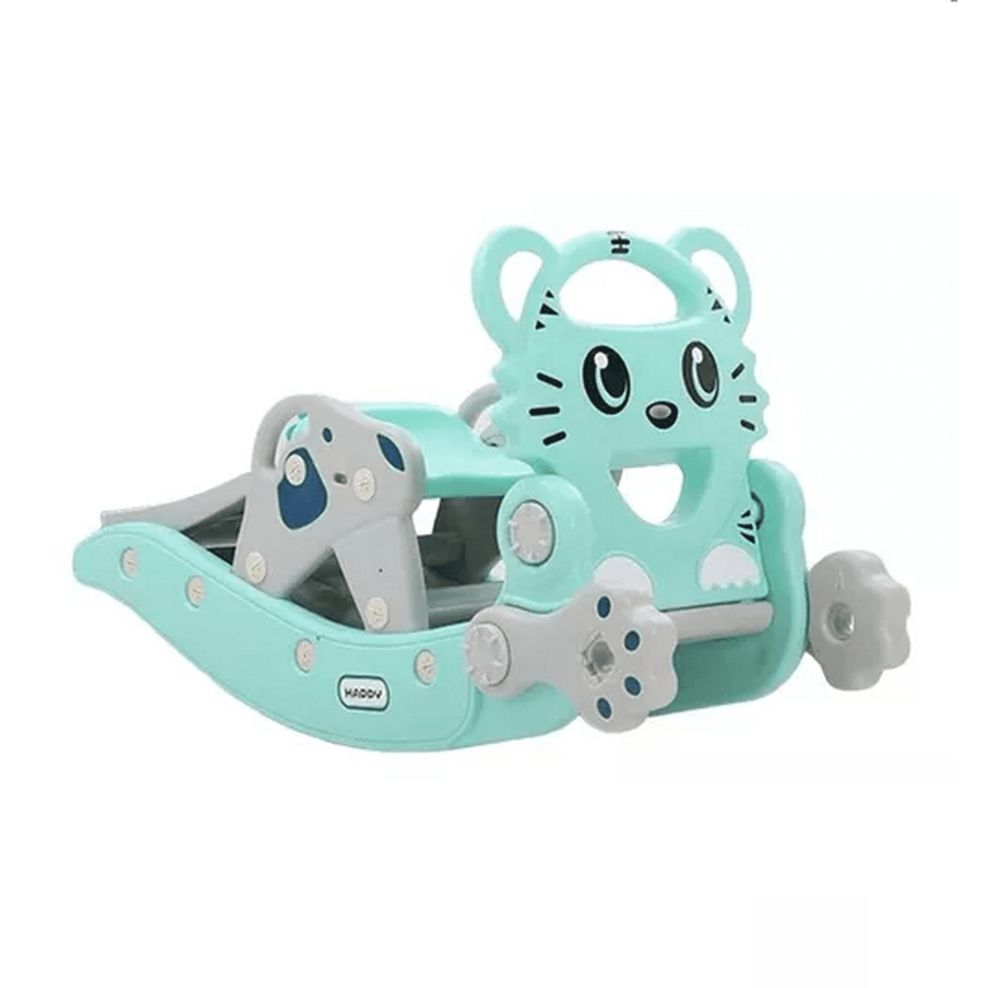 Genérico - Resbalín, Caballo Mecedora, Aro De Basquet Verde