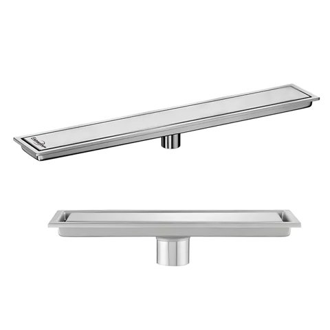 Genérico - Piso Drenaje Ducha Cubierta Acero Inoxidable Filtro 60X10Cm