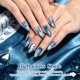 thumbnail image 4 of Esmalte de gel Beetles 15 ml Azul Oscuro Cat Eye Magnético, 4 of 7