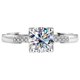 thumbnail image 4 of Anillos de Moissanita de Corte Redondo de 2 Uds para Mujer Color D VVS1 Anillos de Diamante de Plata Esterlina S925 Rojo/azul/rosa Bandas de Boda de Moissanita con Certificado, 4 of 9