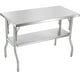 thumbnail image 1 of Mesa de trabajo comercial VEVOR 122 x 61 cm, acero inoxidable, 1 of 3