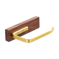 Bothyi - Portarrollos De Papel De Madera De Nogal, Creativo, Para Papel Higiénico, Para Tiendas, Garajes, Cocinas, Color Dorado