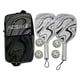 thumbnail image 3 of Juego De Raquetas De Pickleball, 4 Pelotas Y Bolsa De Transporte, Raquetas De Pickleball Con Agarre Cómodo, Color Negro, 3 of 3