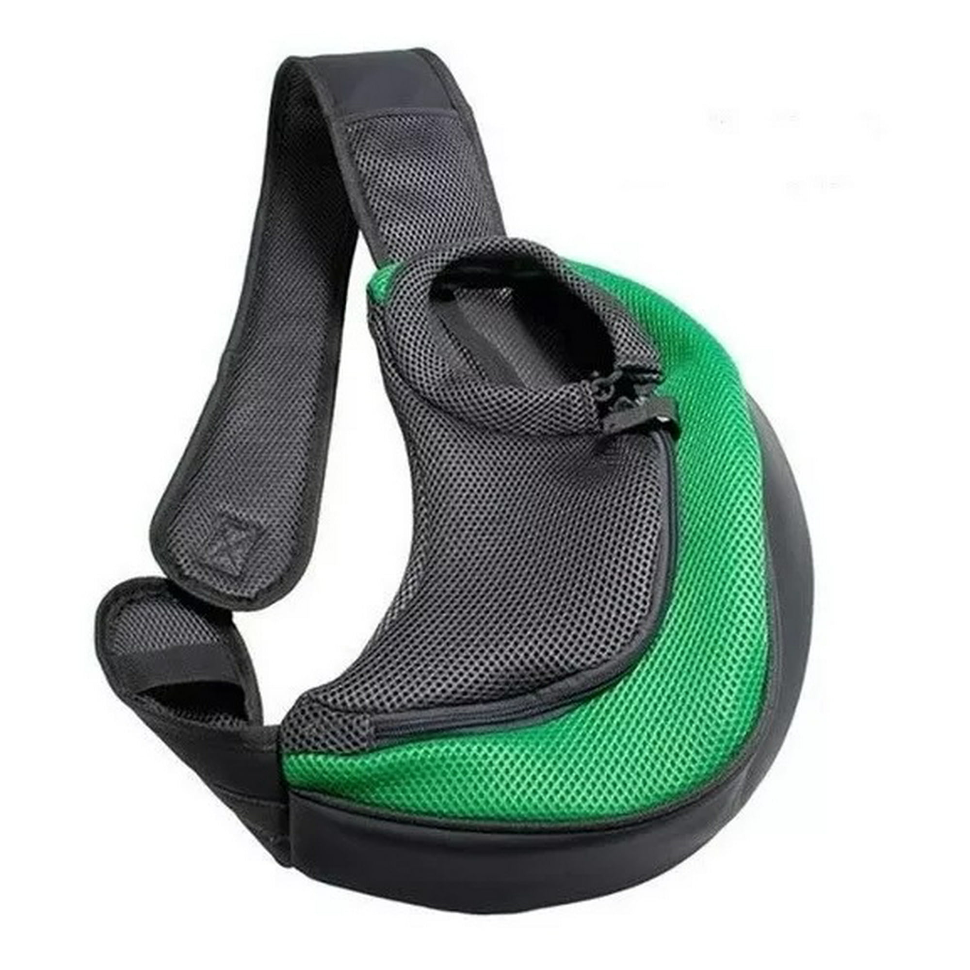 Defensor Forever - Bolso Banano Transportador Para Mascotas Gatos Y Perros Verde