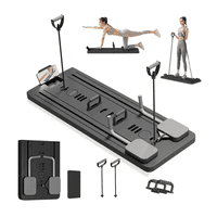 Genérico - Tabla De Entrenamiento Fitness Multifuncional 6 En 1 Negro