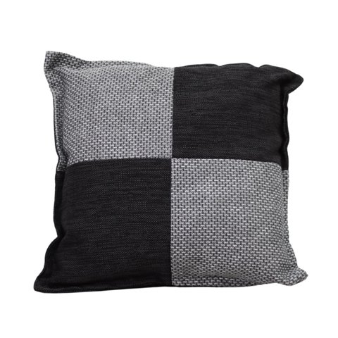 Máxima Design - Cojín Gabriela Gris Negro Omega 50X50 Cm