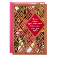 Hallmark - Tarjeta Para El Día De La Madre Con Detalles En Madera «Good Mom Like You»