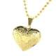 thumbnail image 2 of Collar de caja de fase colgante de corazón abierto de acero inoxidable Nendant, 2 of 5