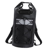 Magideal - Bolsa Seca Impermeable Almacenamiento Cómodo Con Asa Transporte Práctico Pvc Protege La Ropa Electrónica Adecuado Para Navegación Pesca Embarcaciones Negro