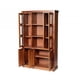 thumbnail image 3 of Vitrina Berlin 3 Cuerpos Madera Nogal Vidrio, 3 of 5