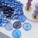 thumbnail image 3 of Perlas de cera para sellar Atopbb, 250 piezas, mezcla azul de 5 colores, 3 of 6