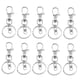 thumbnail image 1 of 10 Piezas De Broche De Pinza De Langosta De Plata Llavero Accesorios De Joyería, 1 of 3