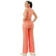 thumbnail image 3 of Saronite Conjunto de 2 Piezas con Top sin Mangas, Cintura Elástica, Cremallera Ancha Frontal y Pantalones, Color Rosa (para Mujer), 3 of 3