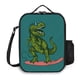 thumbnail image 2 of 1pc 3D Dinosaur Insulated Bento Bag with Shoulder Strap - Waterproof Lunch Box for Teenagers and Workers - Perfect for Picnics, School, Classroom, and Canteen, 2 of 2
