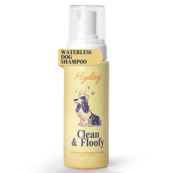 Champú en espuma sin agua para perros Flydog 200 ml anti-picazón
