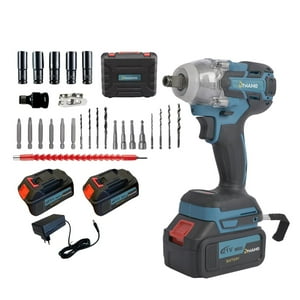 Dynamo Tl - Llave De Impacto Inalámbrica Dynamo 21V + 2 Baterias Y Acss Azul