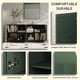 thumbnail image 4 of Gabinete de bufé con almacenamiento,4 puertas Moderno Accent Storage Sideboard,Lujoso bufé de gabinete de piso con antidumping independiente para cocina, 4 of 5