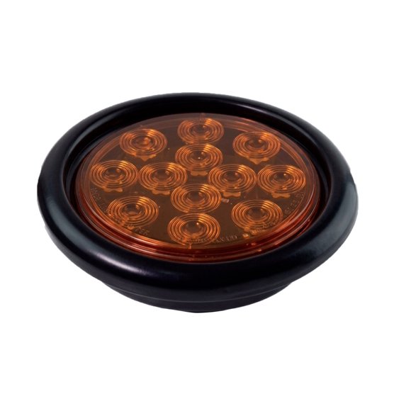 Farol Rampla 4" 12V 12 Led Ambar